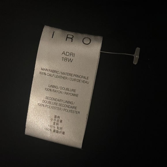 IRO black speckle suede moto jacket size 38…. This is a 10!!! - Picture 3 of 11